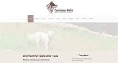 Desktop Screenshot of canislupus.it